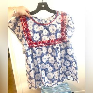 Embroidered THML top